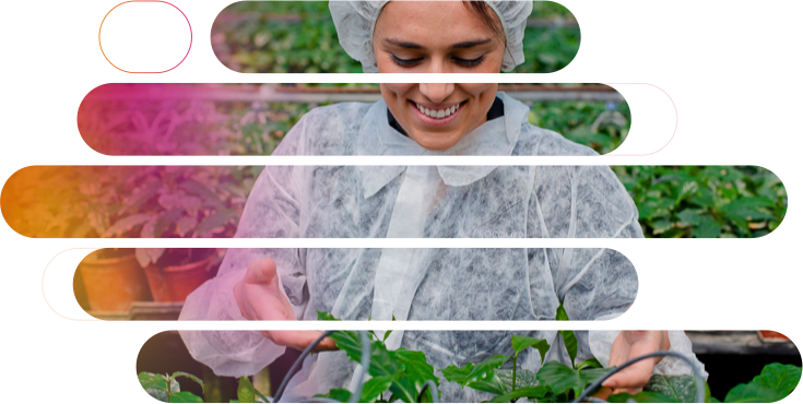 A female agritech worker in Costa Rica